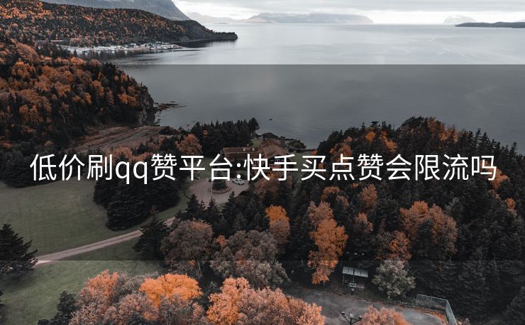 低价刷qq赞平台:快手买点赞会限流吗