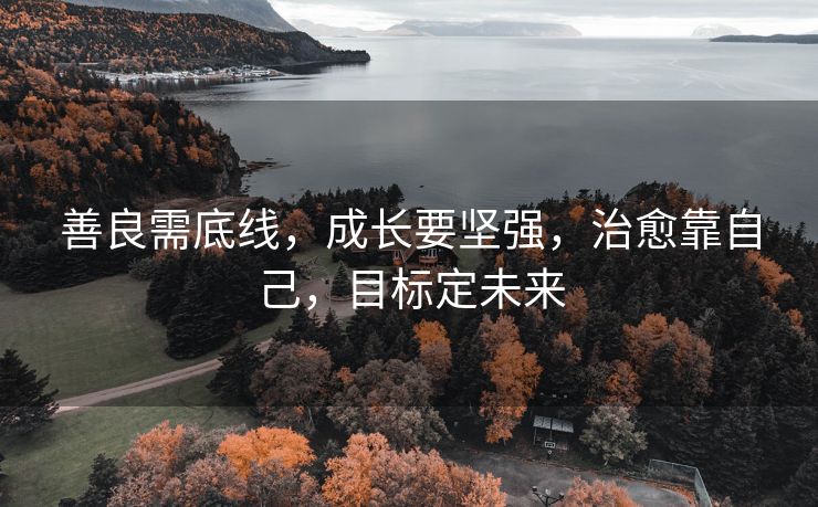 善良需底线，成长要坚强，治愈靠自己，目标定未来