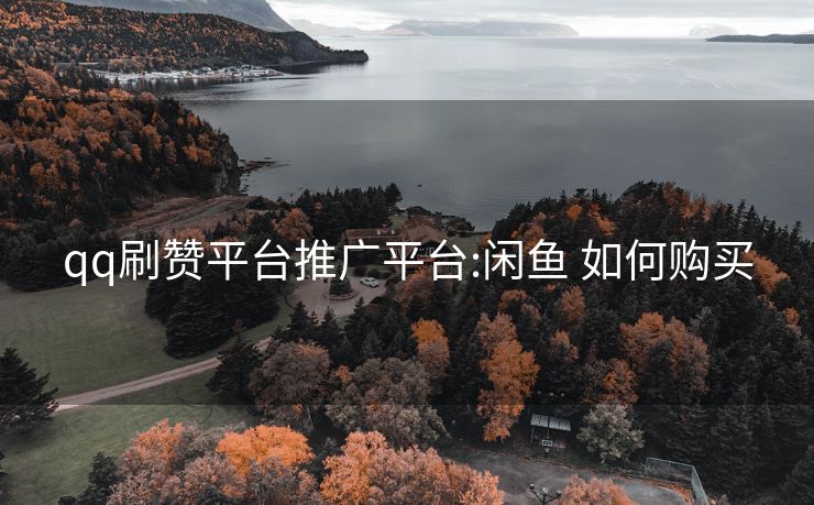 qq刷赞平台推广平台:闲鱼 如何购买