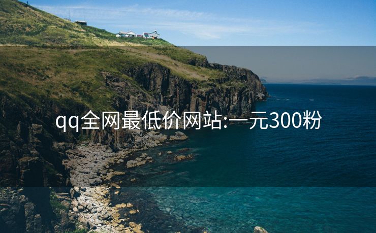 qq全网最低价网站:一元300粉