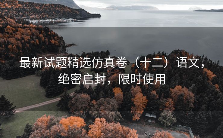最新试题精选仿真卷（十二）语文，绝密启封，限时使用