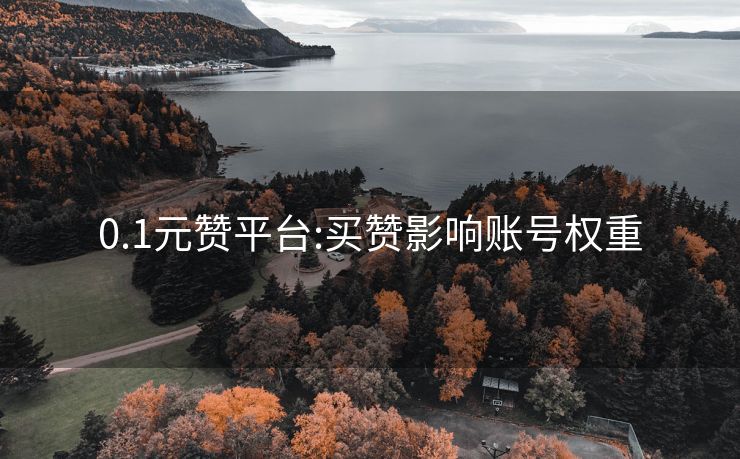 0.1元赞平台:买赞影响账号权重